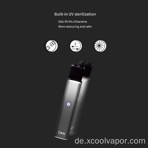 UV-Sterilisation Nachfüllbare Pod-Mod-Vapes